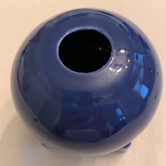 Vintage Fiestaware Cobalt Bulb Candleholders - Picture 6 of 8